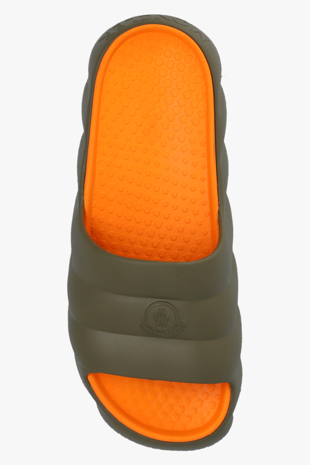 Green 'Lilo' rubber slides Moncler - SchaferandweinerShops